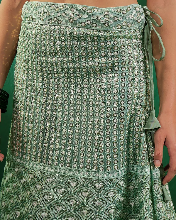 Sky_Blue_Sequence_Embroidered_A-Line_Semistitched_Lehenga_Choli_With_Dupatta