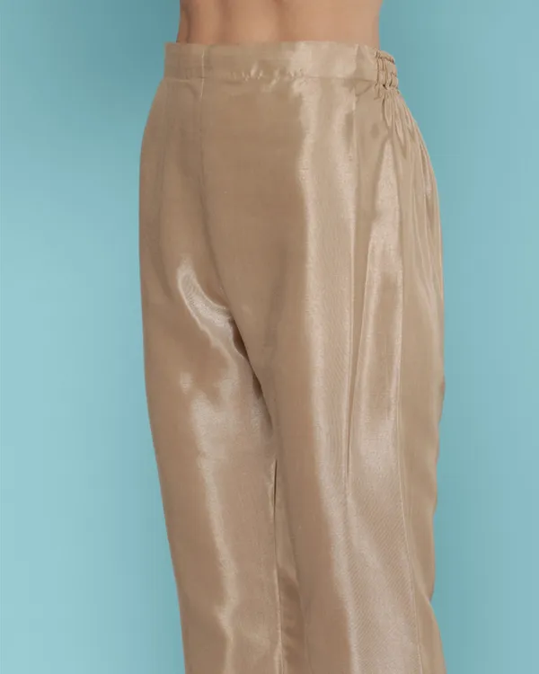 Beige_Net_Sequence_Embroidered_Dress