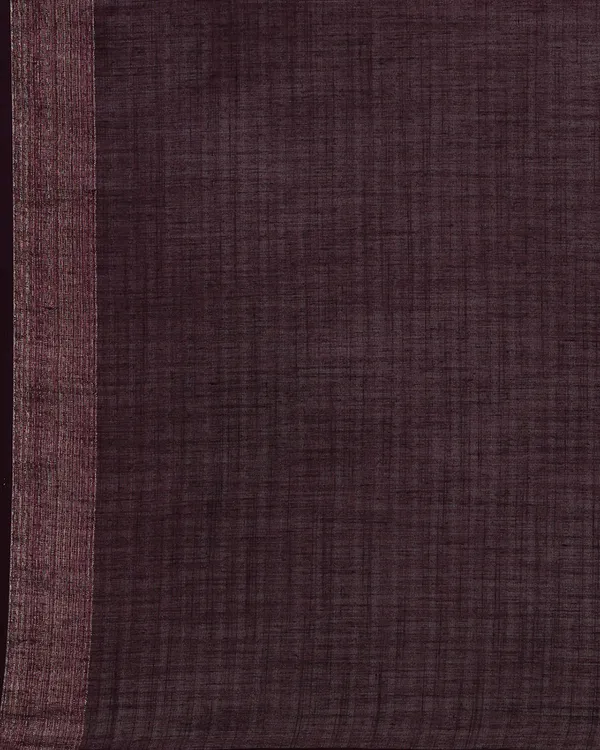 Purple_Cotton_Blend_Sequence_Silk_Border_Saree