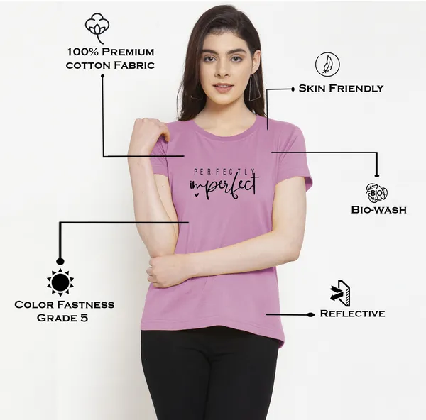 Purple_Cotton_Perfectly_Imperfect_Print_Round_Neck_T-Shirt_For_Women