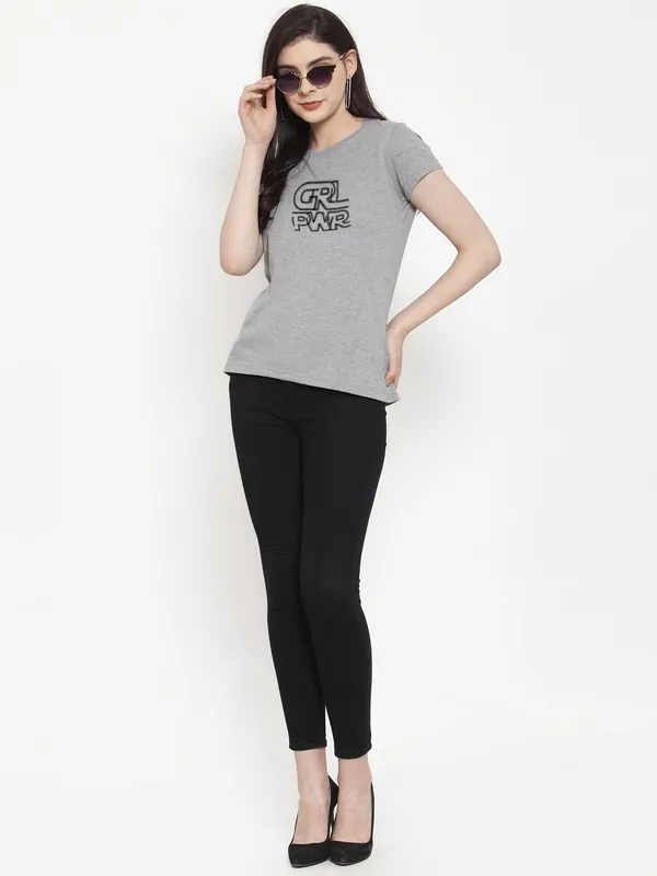 Pack_of_2_Yellow_&_Grey_Cotton_Round_Neck_Raglan_Sleeves_Printed_T-Shirt_For_Women