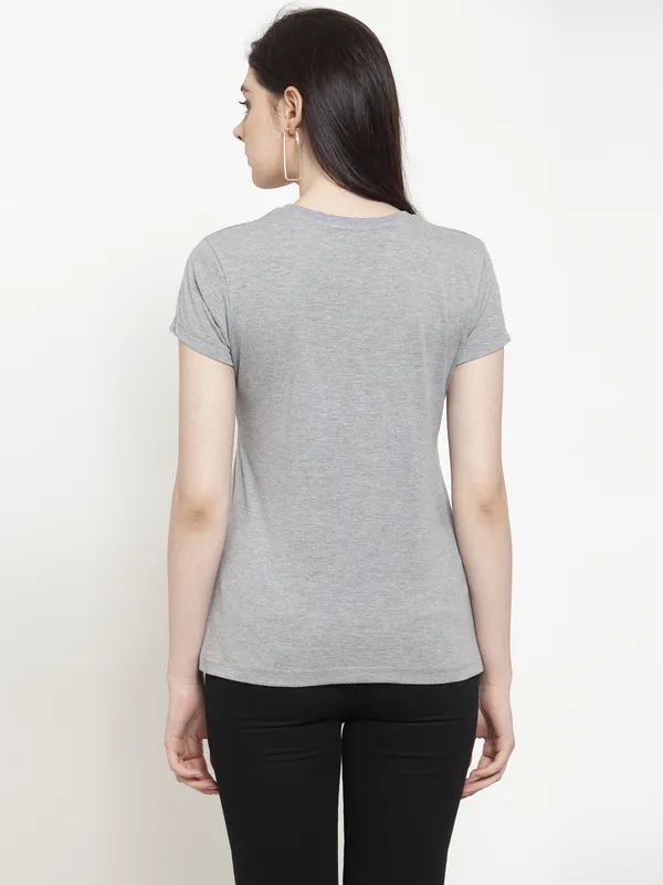 Grey_Cotton_Love_Yourself_Print_Round_Neck_T-Shirt_For_Women