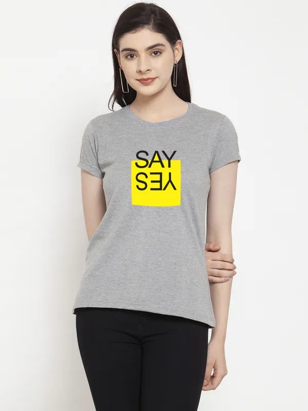 Pack_of_2_Grey_&_Yellow_Cotton_Round_Neck_Raglan_Sleeves_Printed_T-Shirt_For_Women