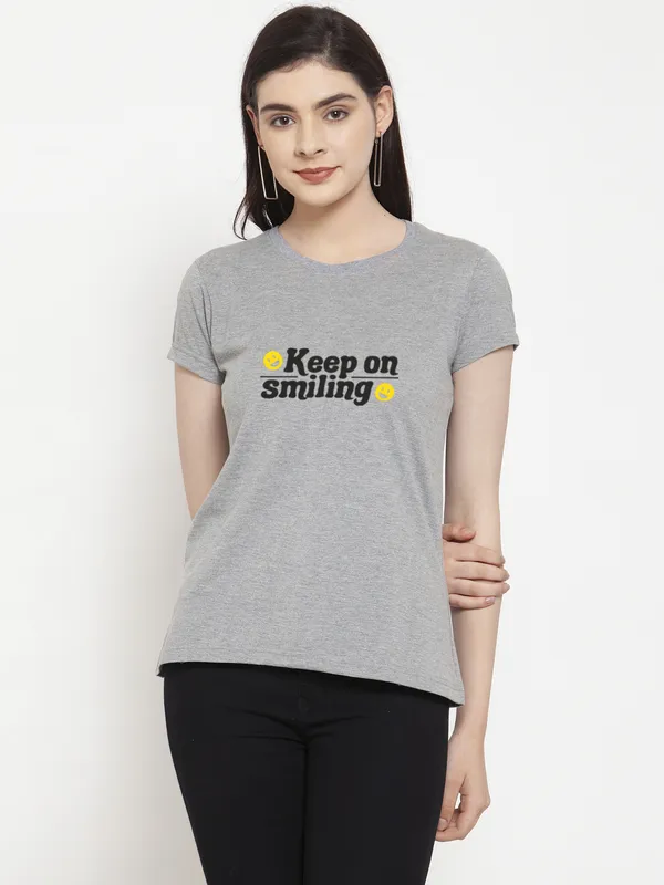 Pack_of_2_Yellow_&_Grey_Cotton_Round_Neck_Raglan_Sleeves_Printed_T-Shirt_For_Women