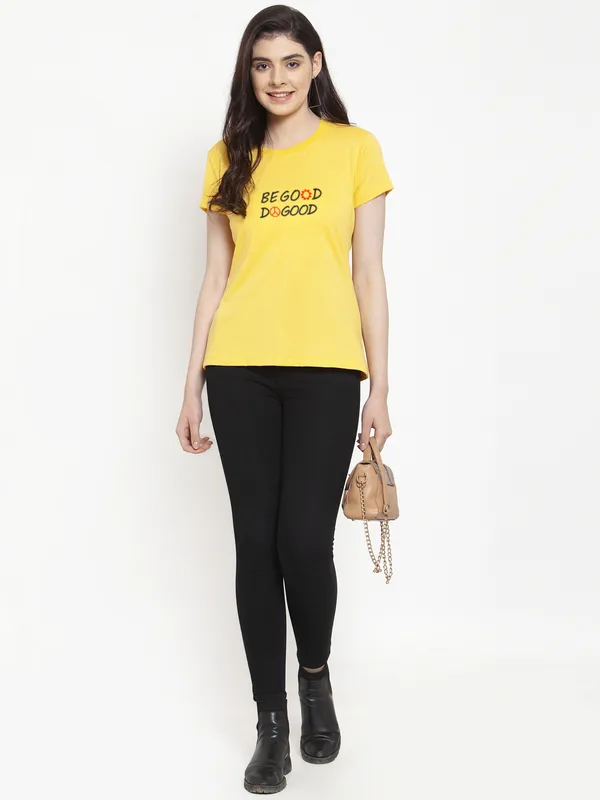 Pack_of_2_Grey_&_Yellow_Cotton_Round_Neck_Raglan_Sleeves_Printed_T-Shirt_For_Women