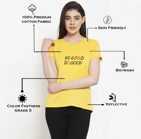 Yellow_Cotton_Be_Good_Do_Good_Print_Round_Neck_T-Shirt_For_Women
