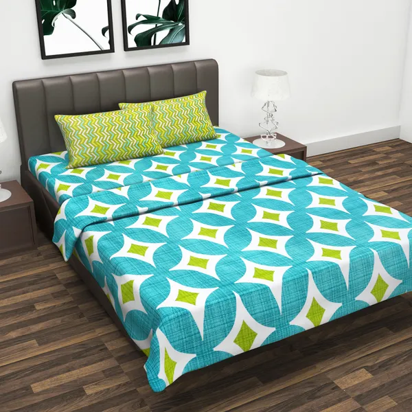 Glace_Cotton_120_GSM_Reversible_Lightweight_Printed_Double_Bed_AC_Dohar_Blanket_Quilt_-_Turquoise_Blue_and_Green
