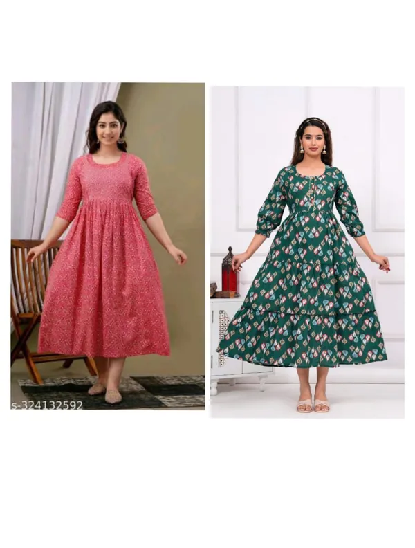 Kangana__Cotton_Printed_Maternity_And_Feeding_Kurti_Combo_Of_2