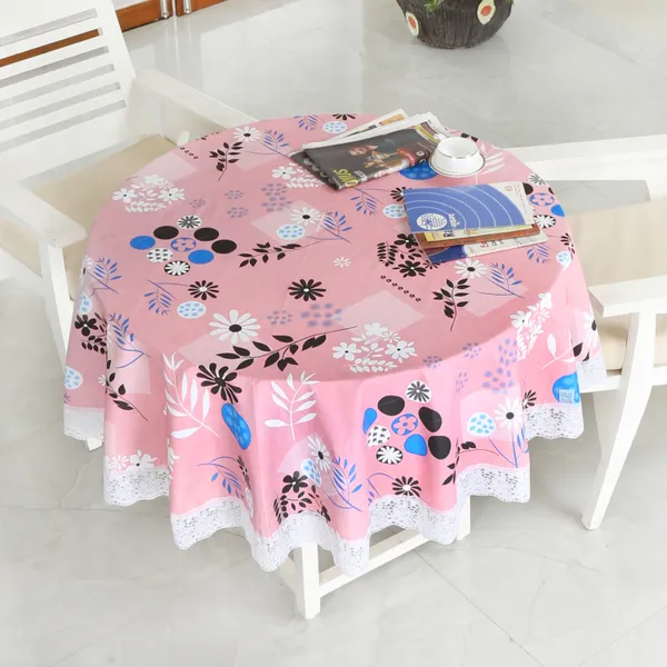 Homerz_Premium_Round_Table_Cover,_60_inch_Diameter,_Waterproof_and_Easy_to_Clean,_2_Years_Brand_Guarantee_(Smooth_Pink)