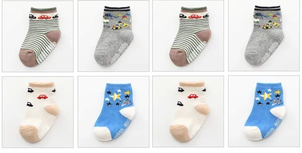 Multicolour_Boy_&_Girl_Cotton_Baby_Socks_Knitted_Cartoon_Grip_Kids_Anti_Slip_Unisex_Baby_Socks_(Color_May_be_Vary)_(Pack_Of_8,_2-3_years)