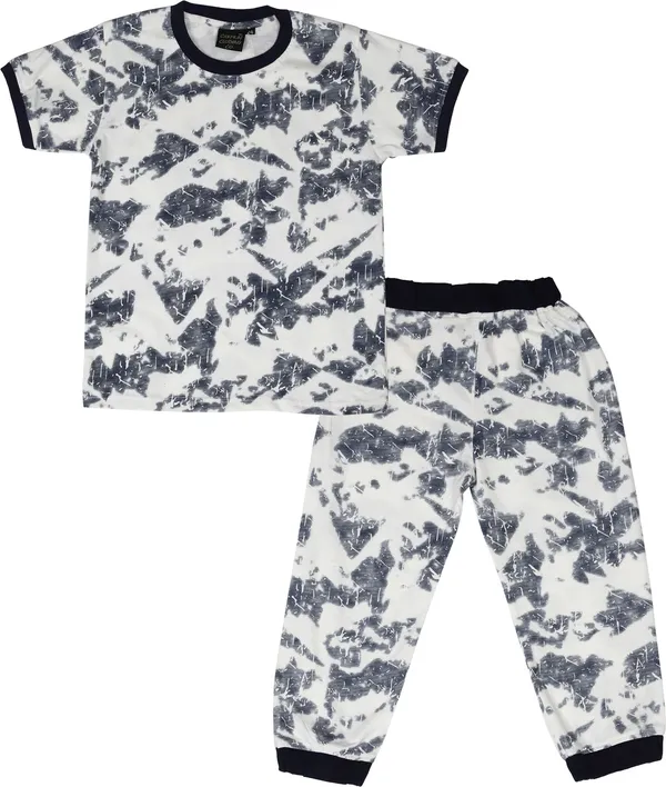 Multi_Kids_Nightwear_Boys_&_Girls_Printed_Cotton_Blend-Pack_Of_1