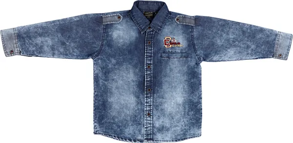 Blue_Dsenim_Washed_Casual_Shirt_For_Boys
