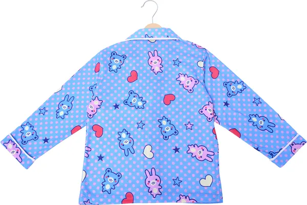 Blue_Polka_Kids_Nightwear_Boys_&_Girls_Printed_Cotton_Blend-Pack_Of_1