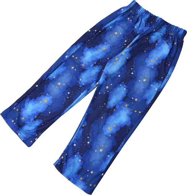 Blue_Kids_Nightwear_Boys_&_Girls_Printed_Cotton_Blend-Pack_Of_1