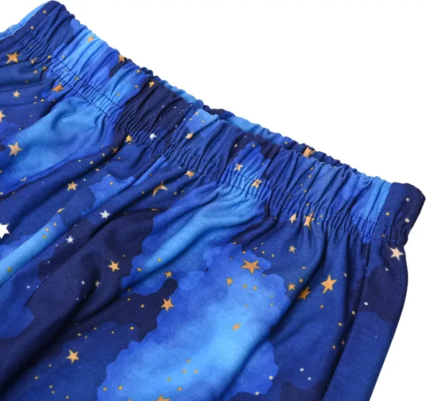 Blue_Kids_Nightwear_Boys_&_Girls_Printed_Cotton_Blend-Pack_Of_1