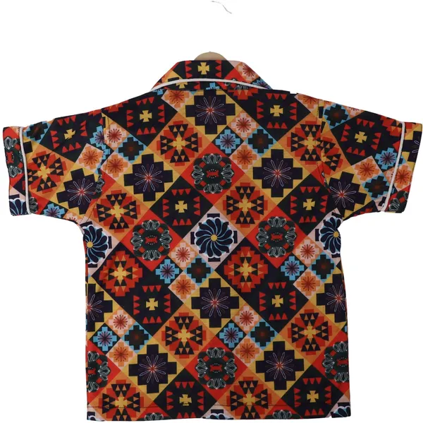 Orange_Kids_Nightwear_Boys_&_Girls_Printed_Cotton_Blend-Pack_Of_1