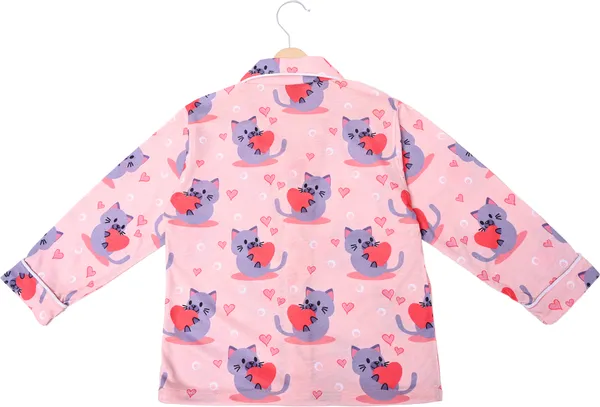 Peach_Kids_Nightwear_Boys_&_Girls_Printed_Cotton_Blend-Pack_Of_1