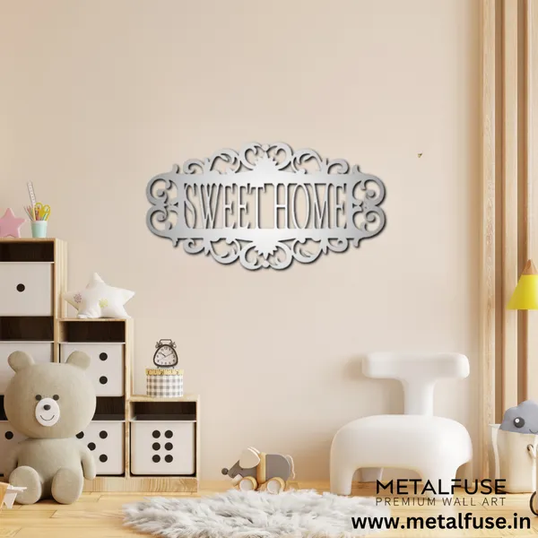 Metal_Wall_Art_for_Home_Decoration__|_Sweet_Home_|_Silver