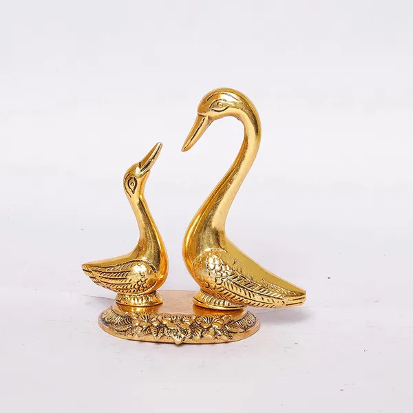 Love_Birds_Swanset_Pair_of_Kissing_Duck_Metal_Statue,_Love_for_Romantic_Gift