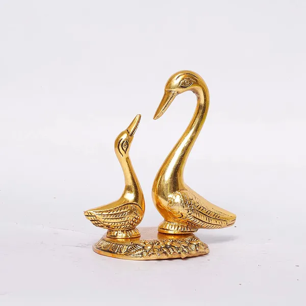 Love_Birds_Swanset_Pair_of_Kissing_Duck_Metal_Statue,_Love_for_Romantic_Gift