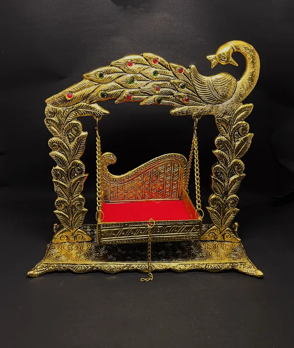Metal_Laddu_Gopal_Jhulla_for_Janmastmi_Festive_Gold_Plated_Decor_Your_Home,_Temple_Office,Gift_Article