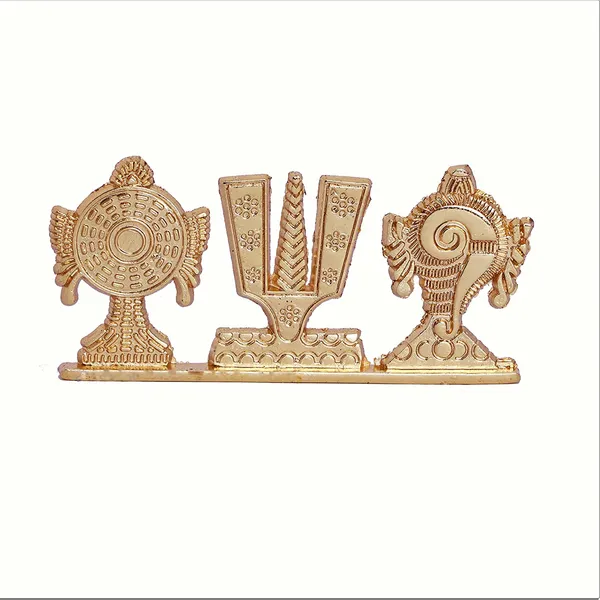 Tirupati_Balaji_Symbol_Stand_Shankh_Chakra_Namah_Gold_Plating_Antique_Decorative_for_Car_Dashboard_Home