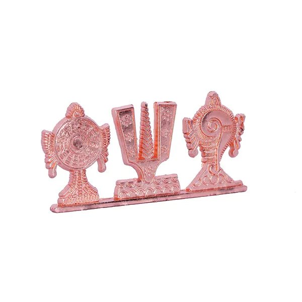 Tirupati_Balaji_Symbol_Stand_Shankh_Chakra_Tilak_Copper_Plating_Finish_Decorative_for_Car_Dashboard_Home