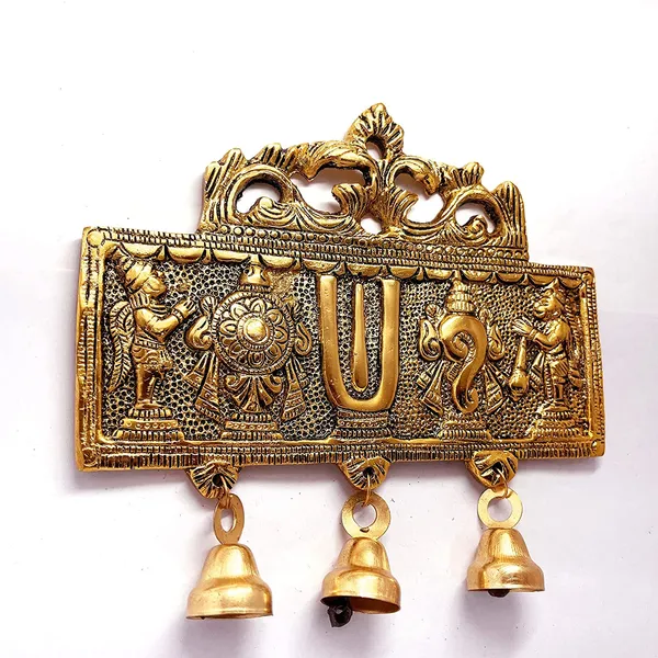 Wall_Hanging_Tirupati_Balaji_Symbol_Shankh_Chakra_Tilak_with_Hanuman_ji_and_garud_Statue_Gold_Plating