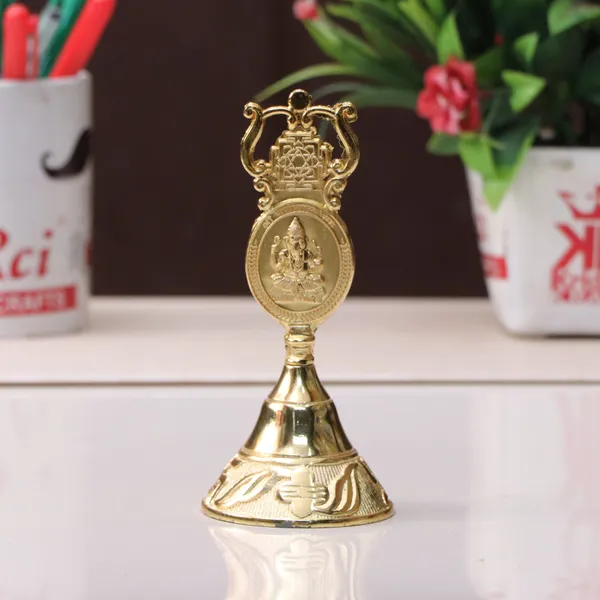 _Antique_Pooja_Bells_Metal_Gold_Kuber_Ghanti,_Hand_Bell_with_Kuber_Laxmi_and_Ganesh_Embose_for_Pooja_Mandir_Handcrafted_Puja_Ghanti_Home_and_Office_Mandir_D?????r