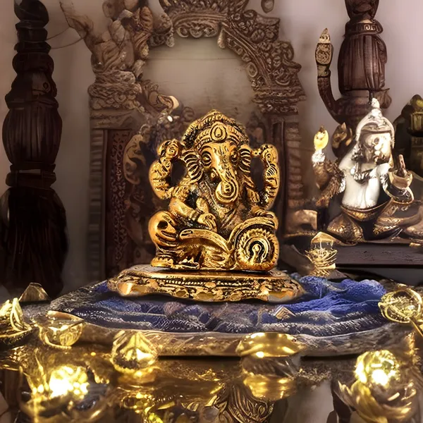 Metal_Ganesh_Ji_Idol_With_Reading_Book_Gold_Plated
