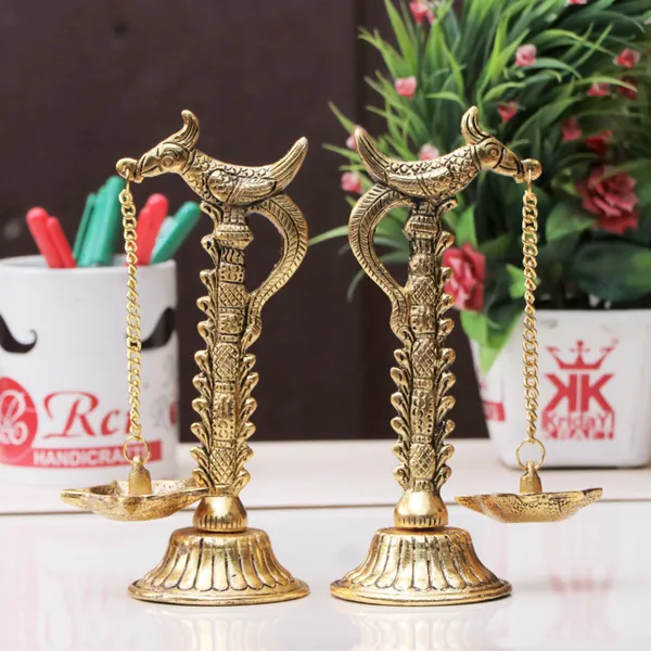 Peacock_Design_Metal_Hanging_with_Chain_Diya_Pair_of_Peacock_Design_Bird_Diya_Deepak_Oil_Lamp_Metal_Gold_Finish_Hanging_Diya_Pair_Puja(Pack_of_2)