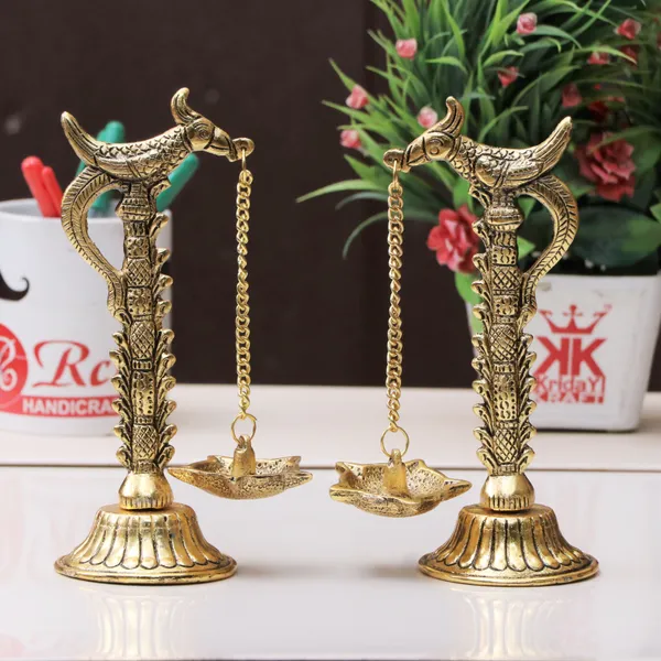 Peacock_Design_Metal_Hanging_with_Chain_Diya_Pair_of_Peacock_Design_Bird_Diya_Deepak_Oil_Lamp_Metal_Gold_Finish_Hanging_Diya_Pair_Puja(Pack_of_2)