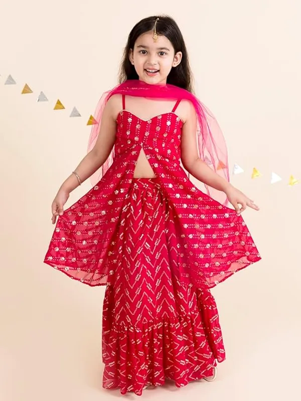 Girls_Magenta_&_Gold-Toned_Embellished_Sequinned_Ready_to_Wear_Lehenga_Choli
