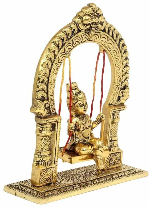 Bal_Krishna_Jhoola_Showpiece_For_Gifting_Metal_Handicrafts_-_9_Inches_Decorative_Showpiece_-_22.9_Cm_(Aluminium))