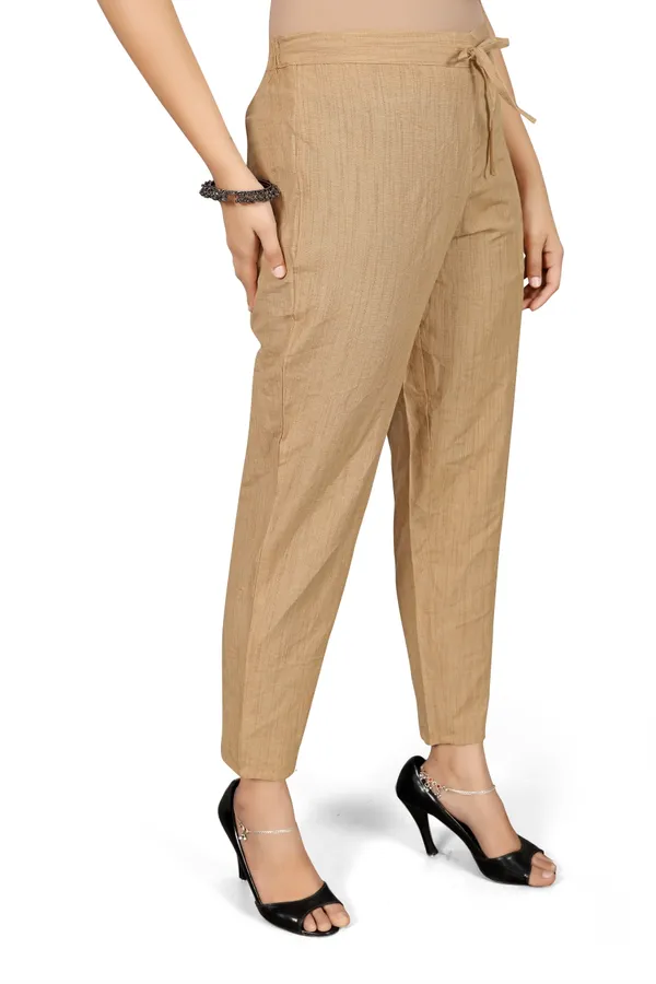 Indian_Women_Mustard_Pure_Cotton_Printed__Kurta_with_Trousers