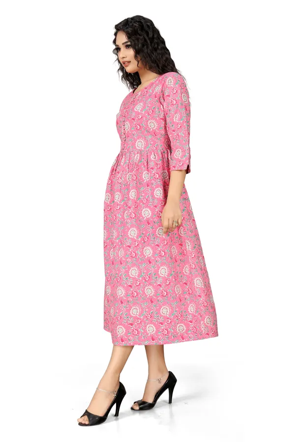 Indian_Women_Pink_Pure_Cotton_Printed__Kurta