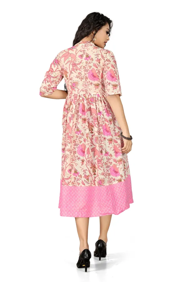 Indian_Women_Pink_&_Off_White_Pure_Cotton_Printed__Kurta