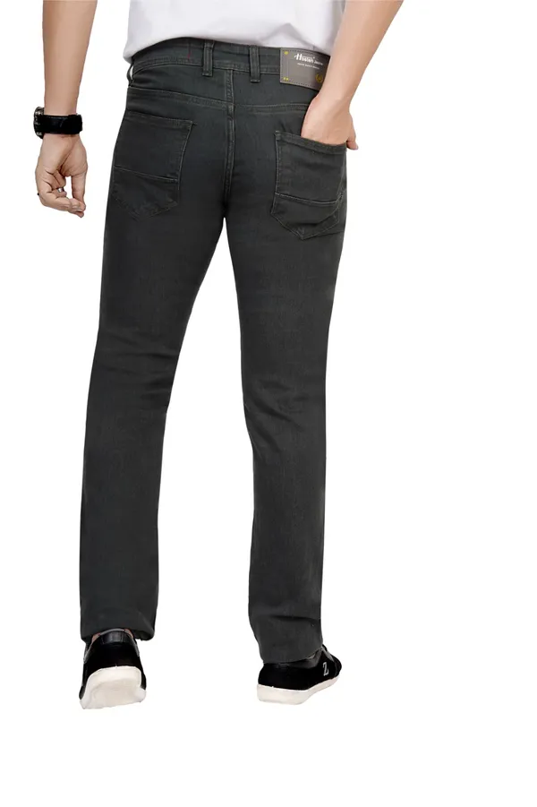 Olive_Cotton_Premium_Solid_Jeans_For_Men