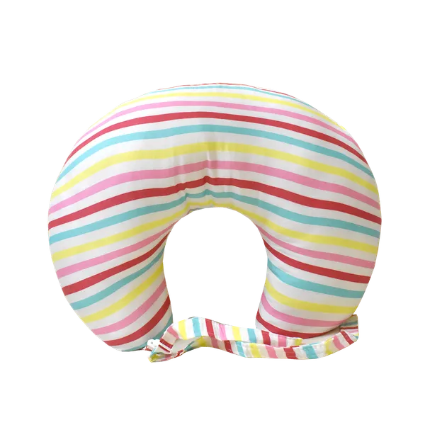 Mite_Baby_4_Piece_Bedding_Set_with_Pillow_and_Bolsters_Sleeping_Bag_and_Bedding_Set_and_Feeding_Pillow_Combo_(Stripes)