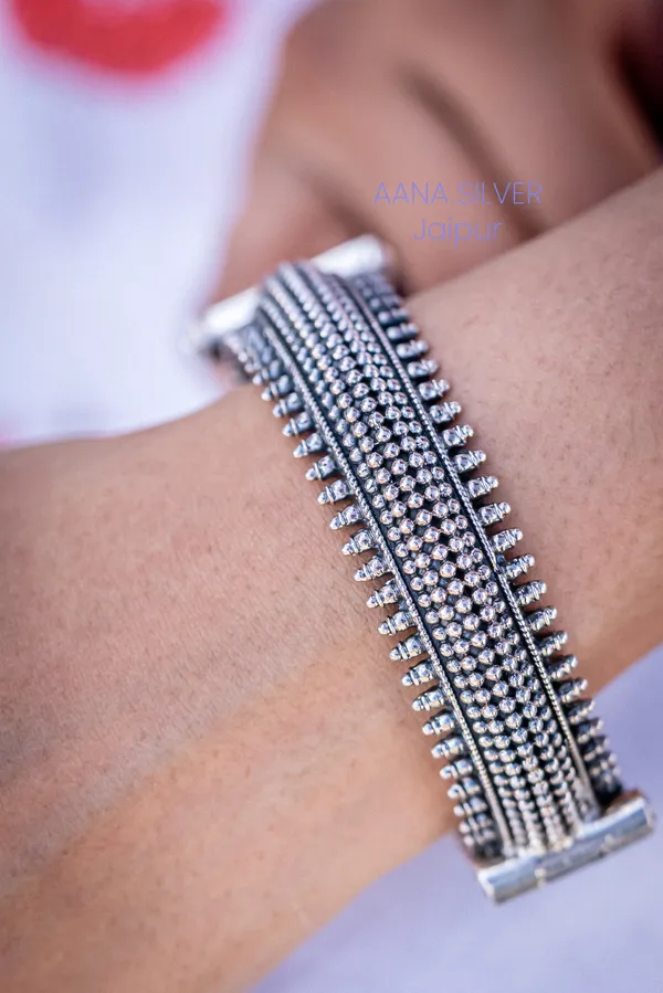 925_Pure_Sterling_Silver_|_Aabharan_Versatile_Kada_|_Well_Stamped_&_Hallmarked