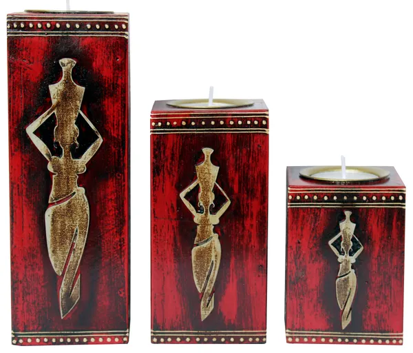 Set_Of_3_Handmade_Wooden_Tea_Light_Candle_Holder_|Table_Top_Accessories|