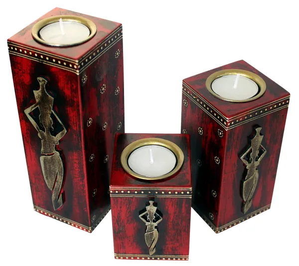 Set_Of_3_Handmade_Wooden_Tea_Light_Candle_Holder_|Table_Top_Accessories|