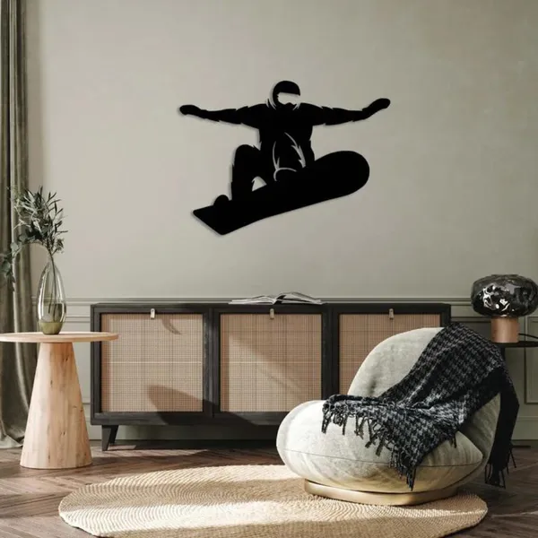 Wooden_Wall_Art_for_Home_Decoration__|_Big_Air_Snowboarder__|_Black