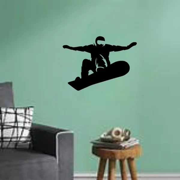 Wooden_Wall_Art_for_Home_Decoration__|_Big_Air_Snowboarder__|_Black