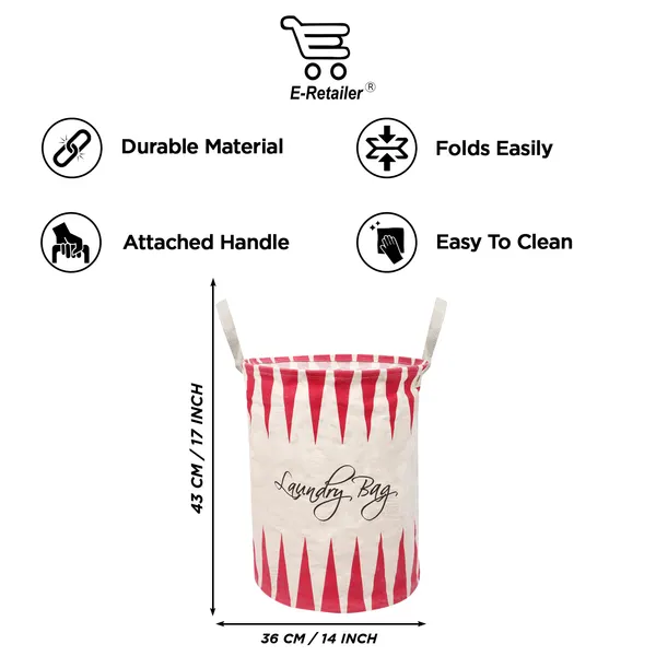 Foldable_Laundry_Bag_Capacity_45L_(Material-_Canvas,_Color-_Red,_Size-17x14_Inches)