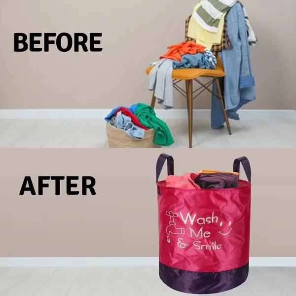 Foldable_Laundry_Bag_Capacity_45L_(Material-_PVC,_Color-_Red,_Size-17x14_Inches)