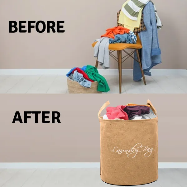 Foldable_Laundry_Bag_Capacity_45L_(Material-_Jute,_Color-_Brown,_Size-17x14_Inches)