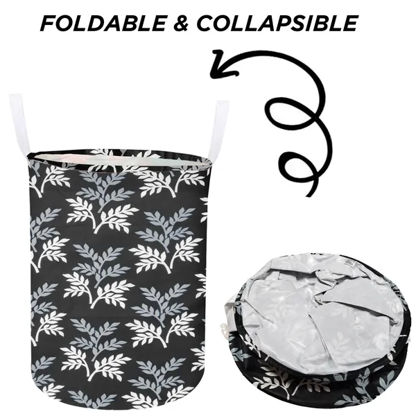 Foldable_Laundry_Bag_Capacity_45L_(Material-_Polyester,_Color-_Black,_Size-17x14_Inches)