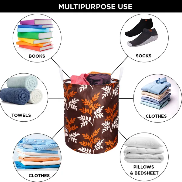 Foldable_Laundry_Bag_Capacity_45L_(Material-_Polyester,_Color-_Brown,_Size-17x14_Inches)