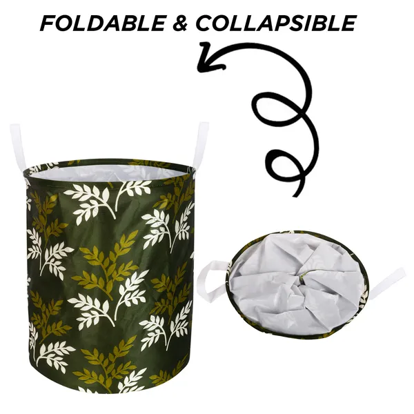 Foldable_Laundry_Bag_Capacity_45L_(Material-_Polyester,_Color-_Green,_Size-17x14_Inches)